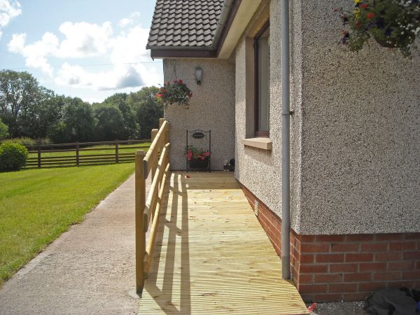 Hardwood Ramp Installation in Nashville